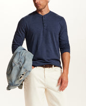 The Signature Henley in Maritime Blue