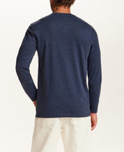 The Signature Henley in Maritime Blue