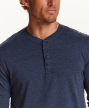 The Signature Henley in Maritime Blue