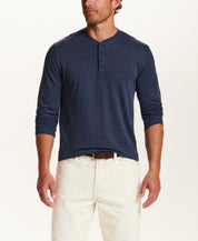 The Signature Henley in Maritime Blue