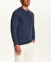 The Signature Henley in Maritime Blue