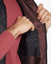 Diamond Quilted Vest in Black