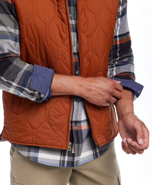 Long Sleeve Brushed Flannel In Riviera