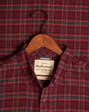 Holiday Antique Flannel in Red Plum