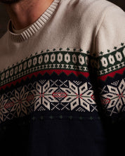 Holiday Snowflake Crew In Dark Navy | Sweaters | Weatherproof Vintage