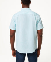 Short Sleeve Linen Cotton in Mint
