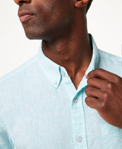Short Sleeve Linen Cotton in Mint