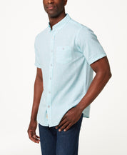 Short Sleeve Linen Cotton in Mint