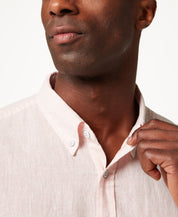 Short Sleeve Linen Cotton in Pink