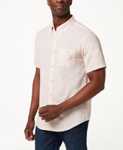 Short Sleeve Linen Cotton in Pink