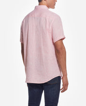 Short Sleeve Linen Cotton in Red
