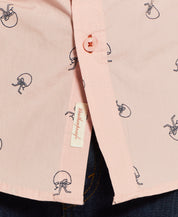 Peached Poplin Mini Print In Pink