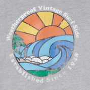 Graphic Tee In Grey Heather
