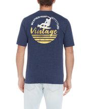 Graphic Tee In Navy