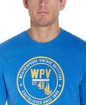Graphic Tee in Royal