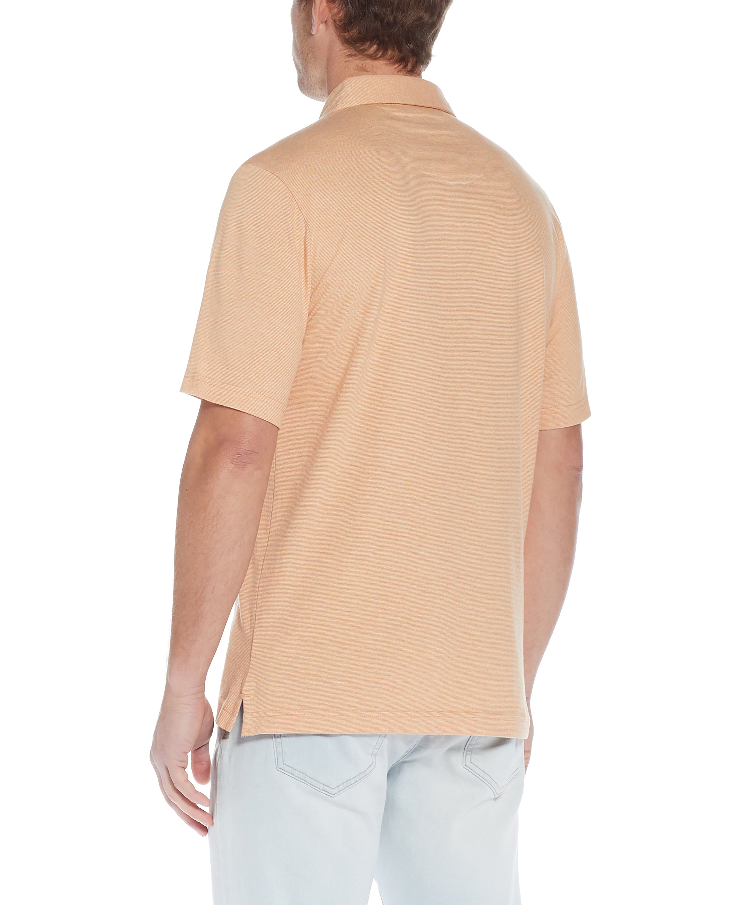 MINI STRIPE POLO IN SUNNY LIME