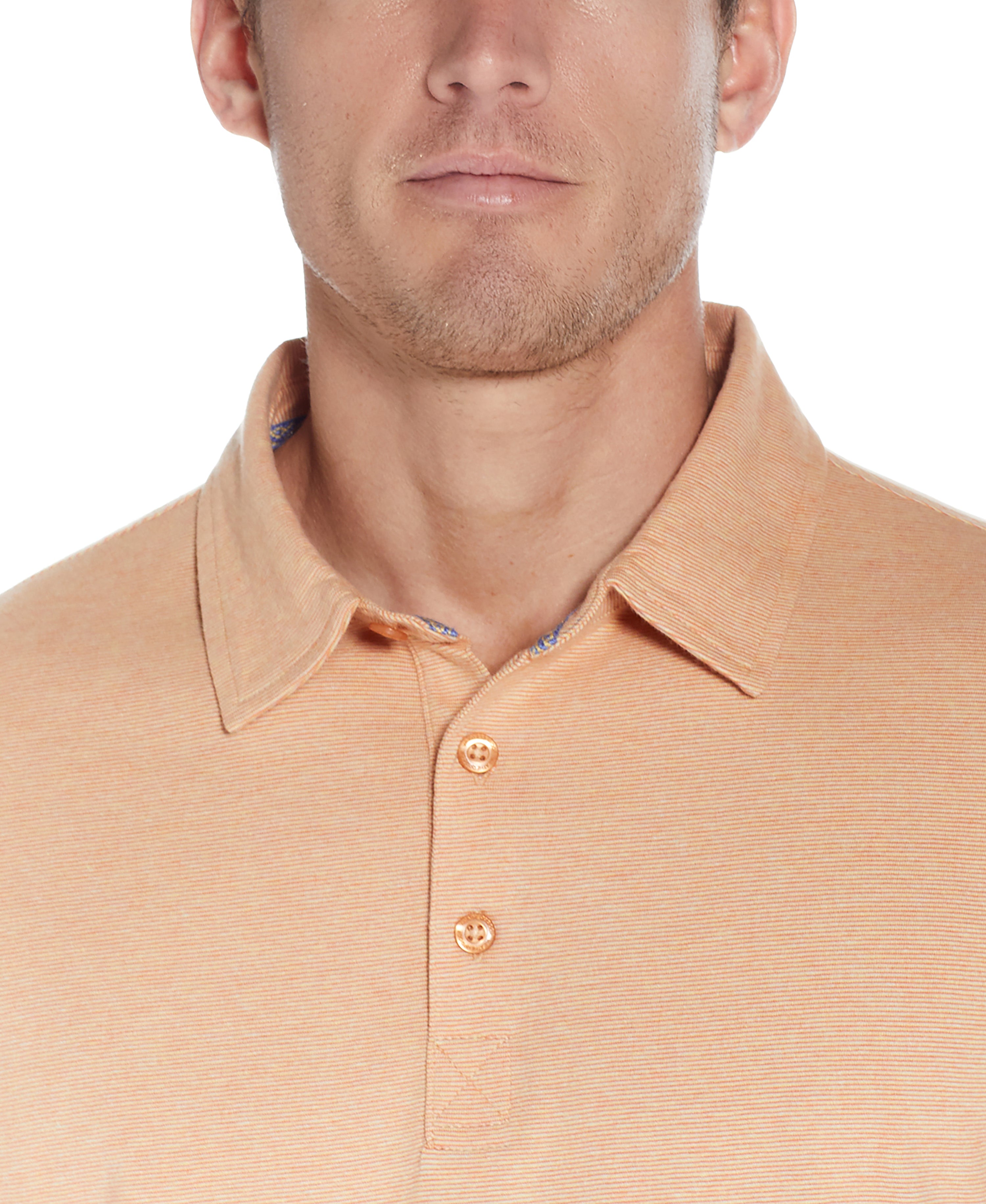 MINI STRIPE POLO IN SUNNY LIME