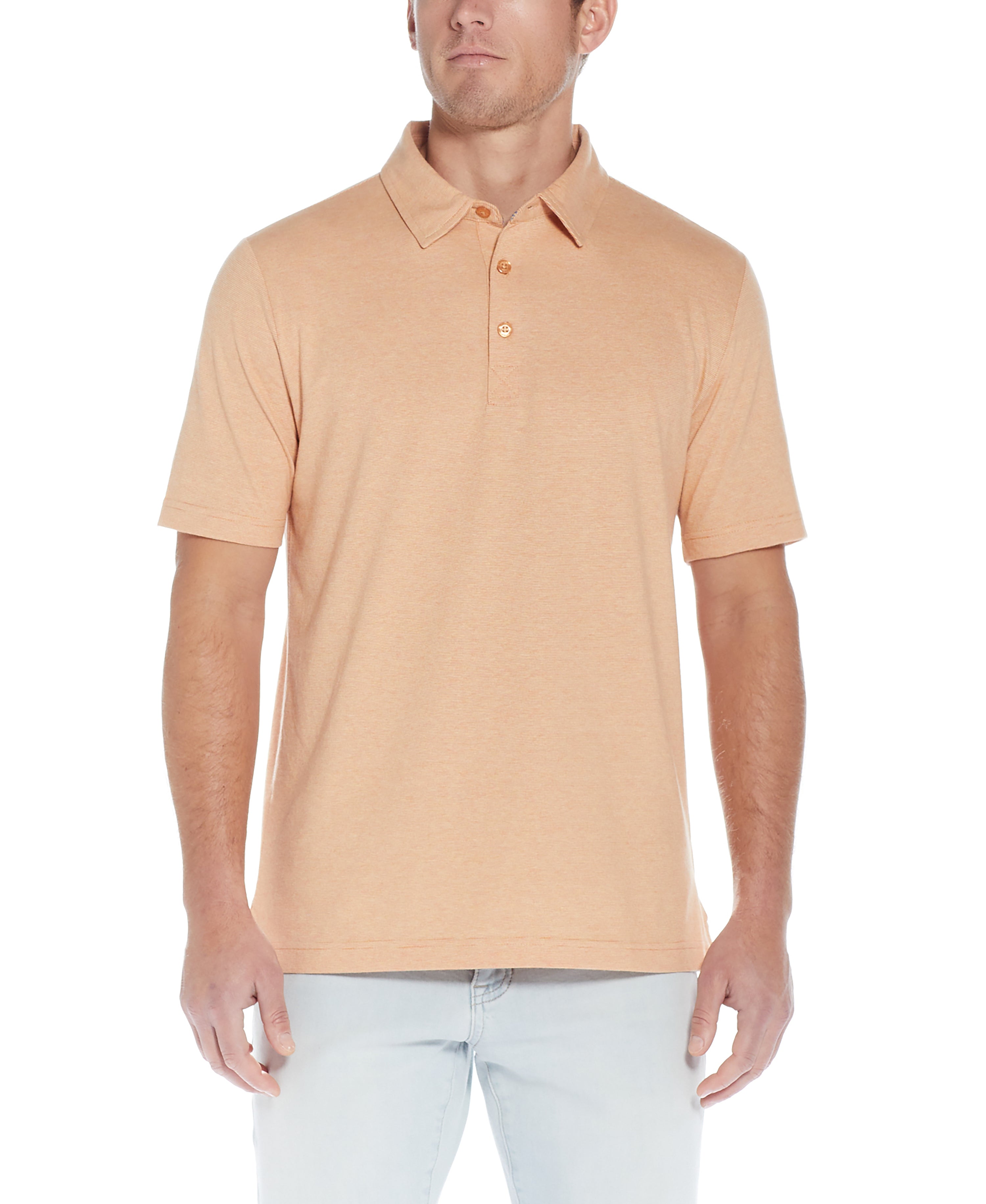 MINI STRIPE POLO IN SUNNY LIME