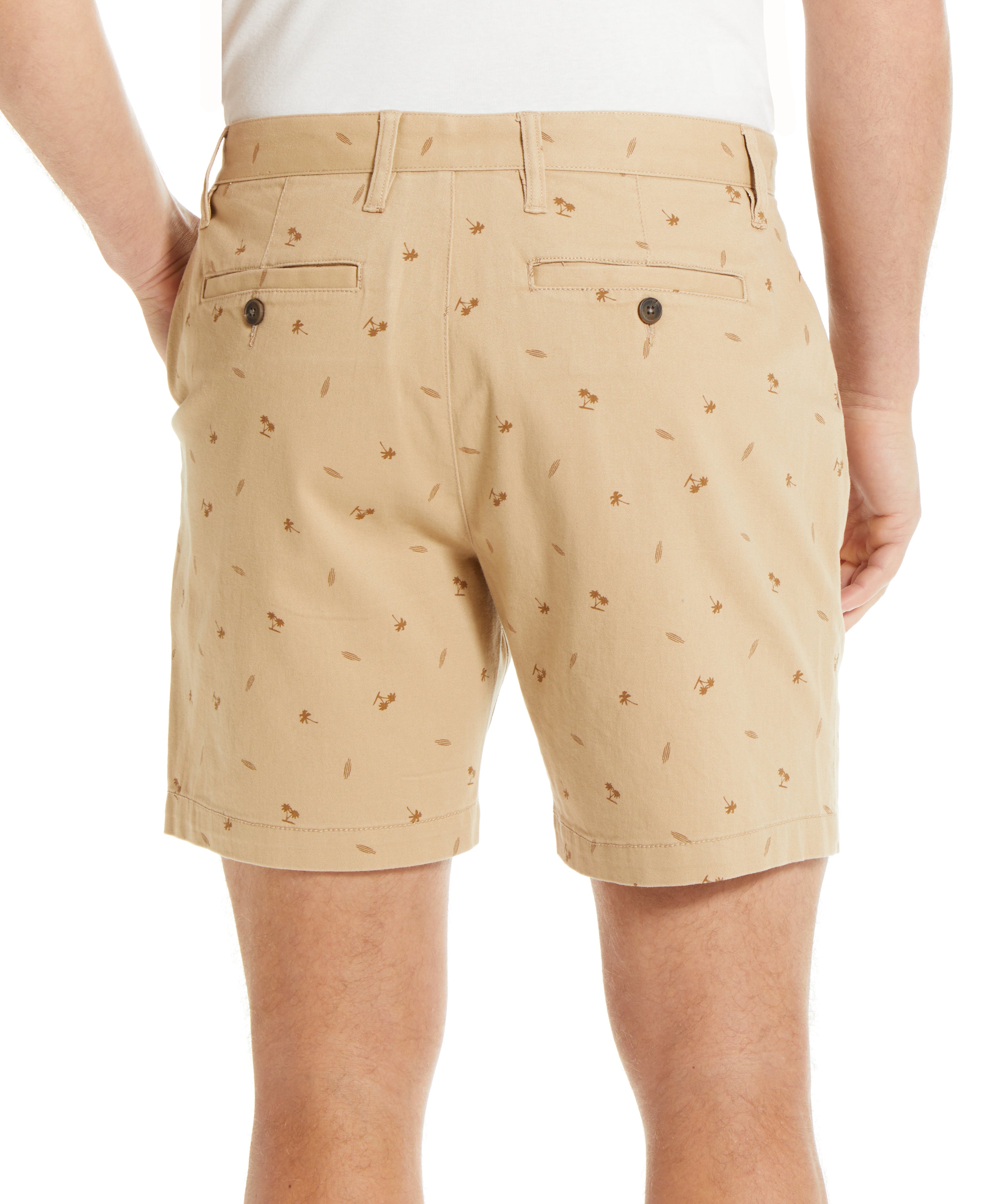Copy of 7" Palm Tree Print Short in Nomad