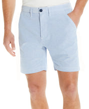 7" OXFORD SHORT IN MEDIUM BLUE | Bottoms & Denim | Weatherproof Vintage