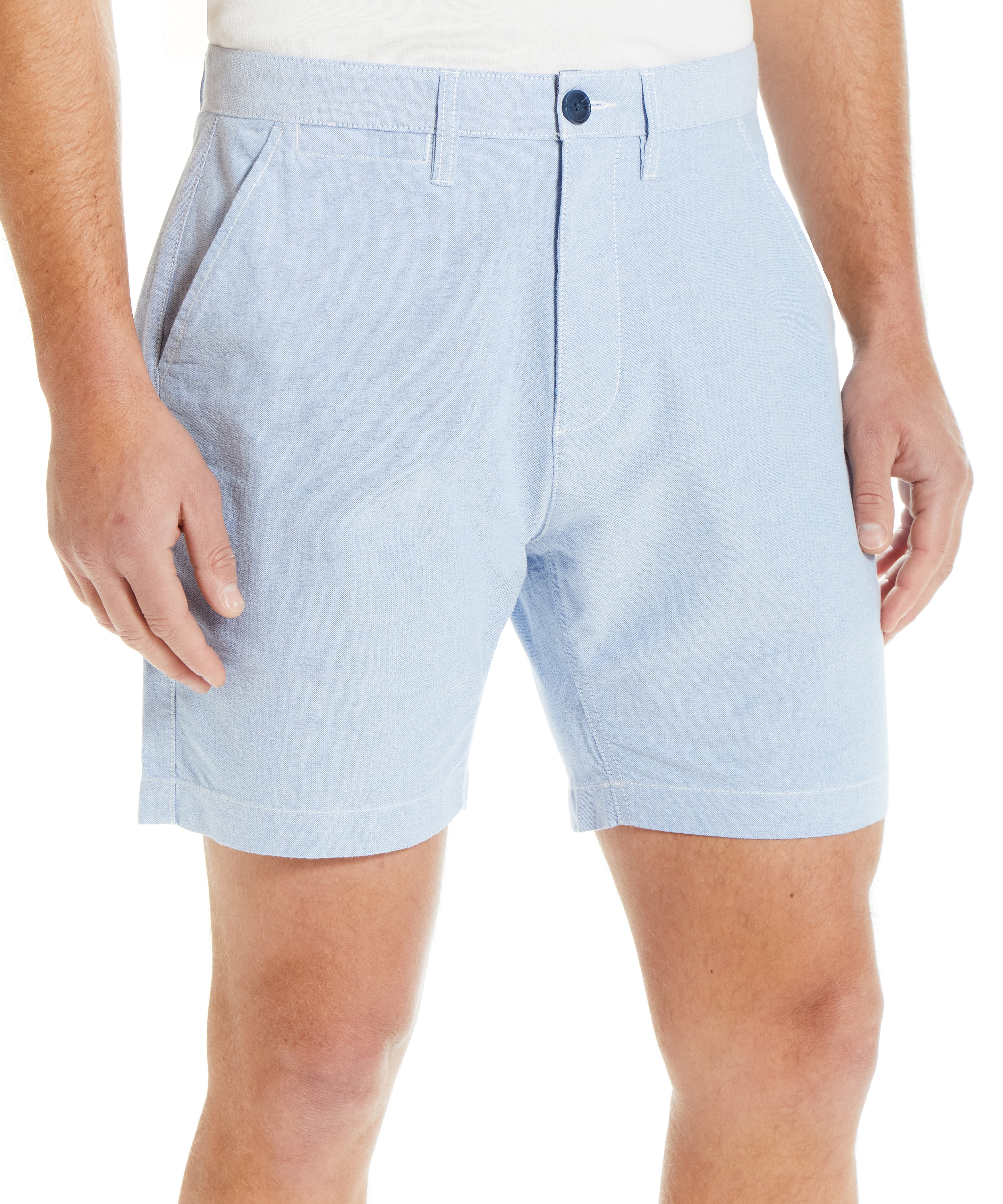 7" OXFORD SHORT IN MEDIUM BLUE | Bottoms & Denim | Weatherproof Vintage