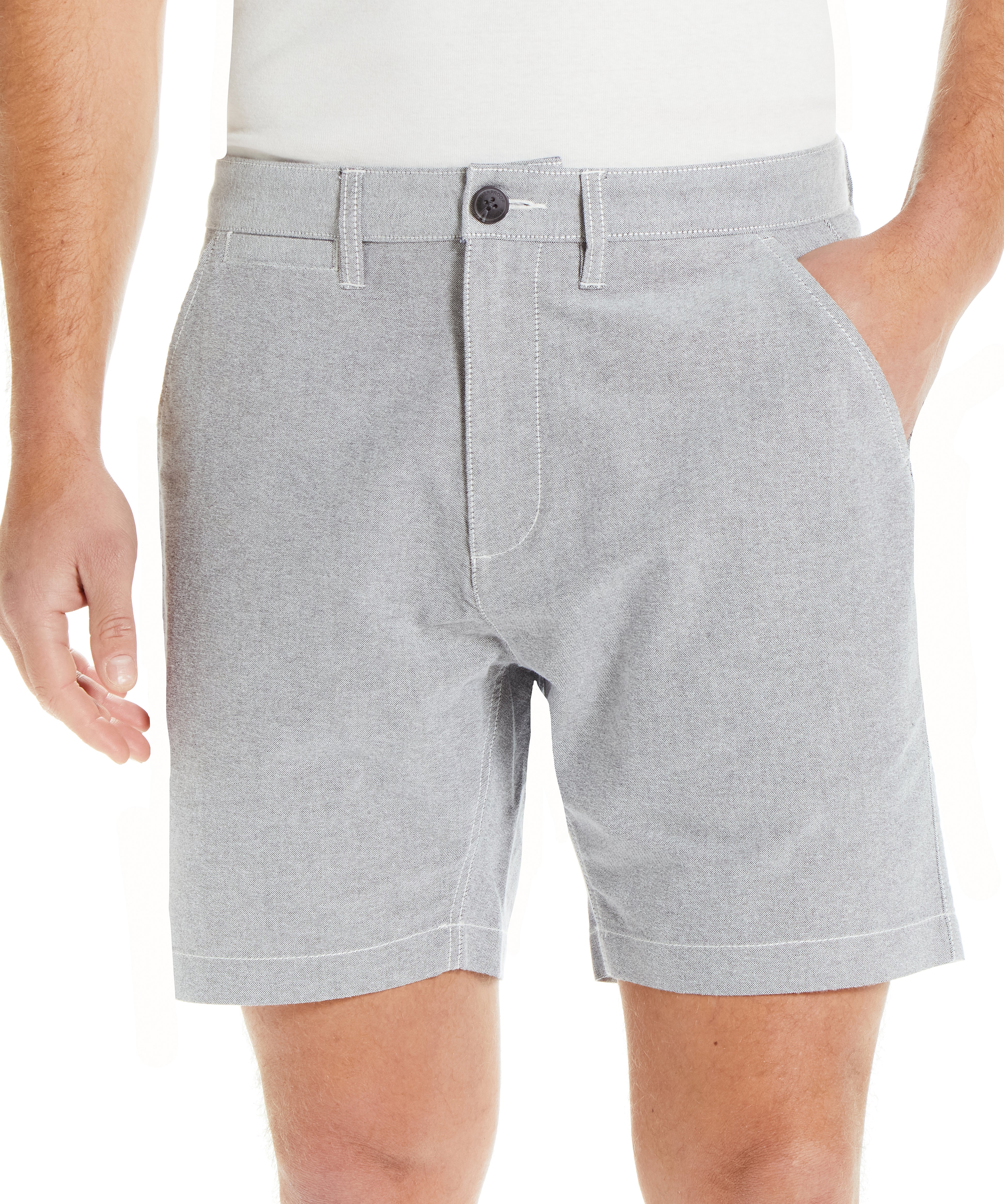 7" OXFORD SHORT IN GREY OXFORD | Bottoms & Denim | Weatherproof Vintage
