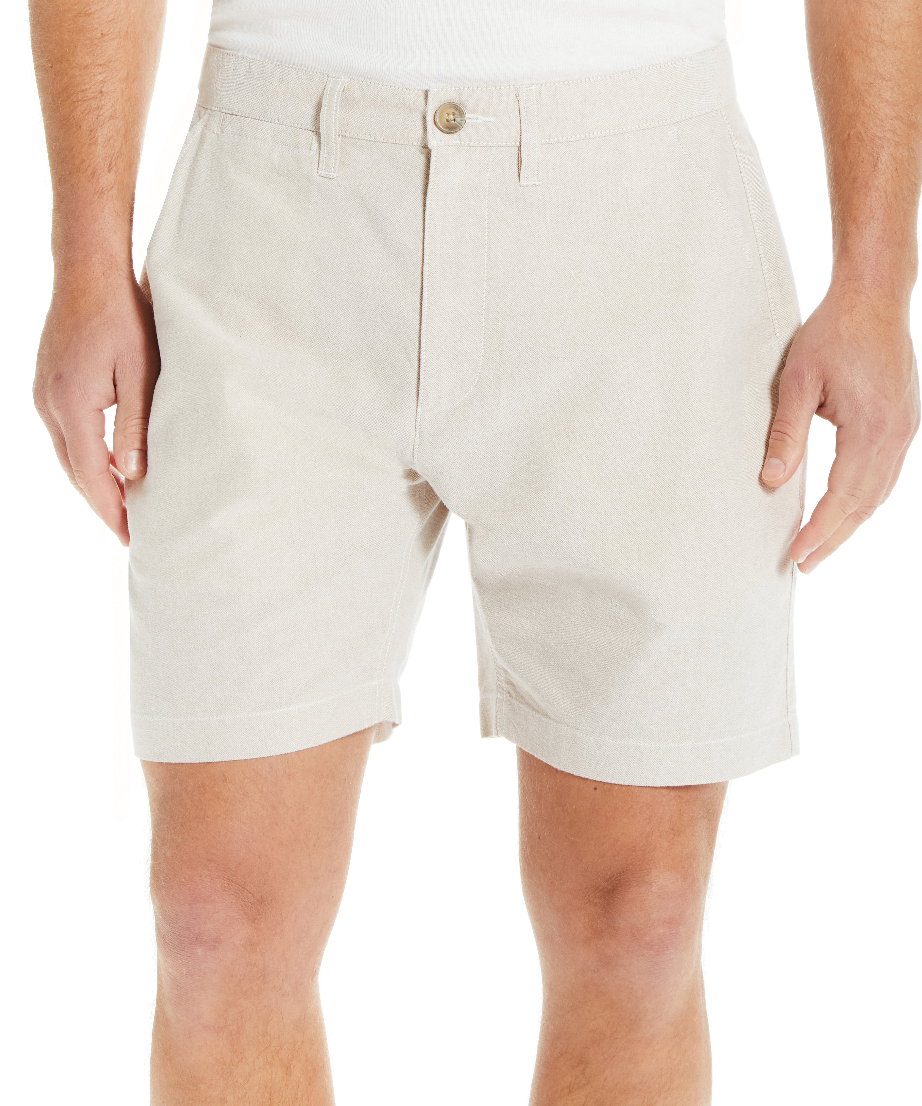 7" OXFORD SHORT IN KHAKI | Bottoms & Denim | Weatherproof Vintage