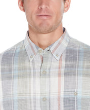 End On End Plaid Shirt In Four Leaf Clover