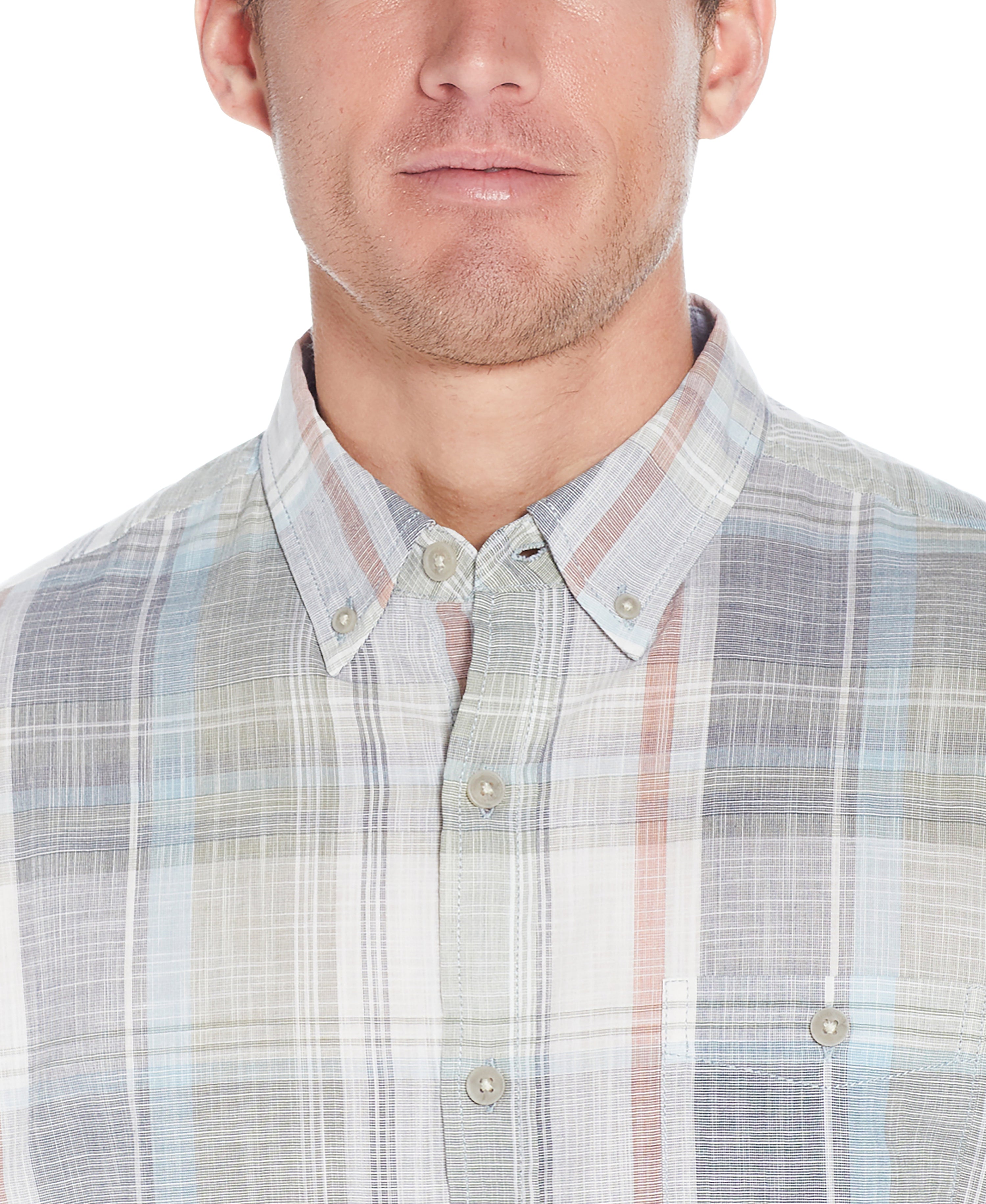End on End Plaid Shirt in Four Leaf Clover