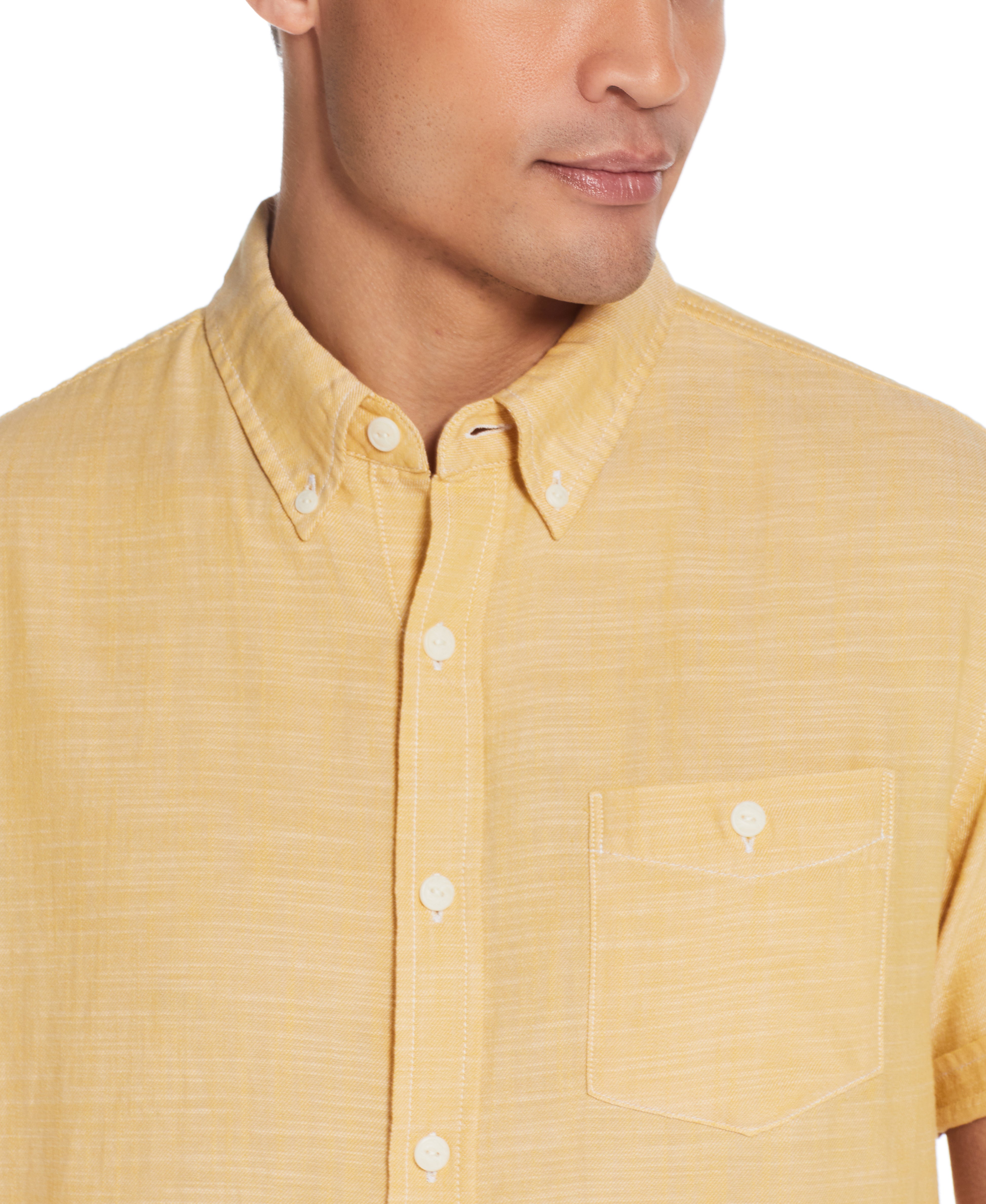 Solid Country Twill Shirt In Sauterne