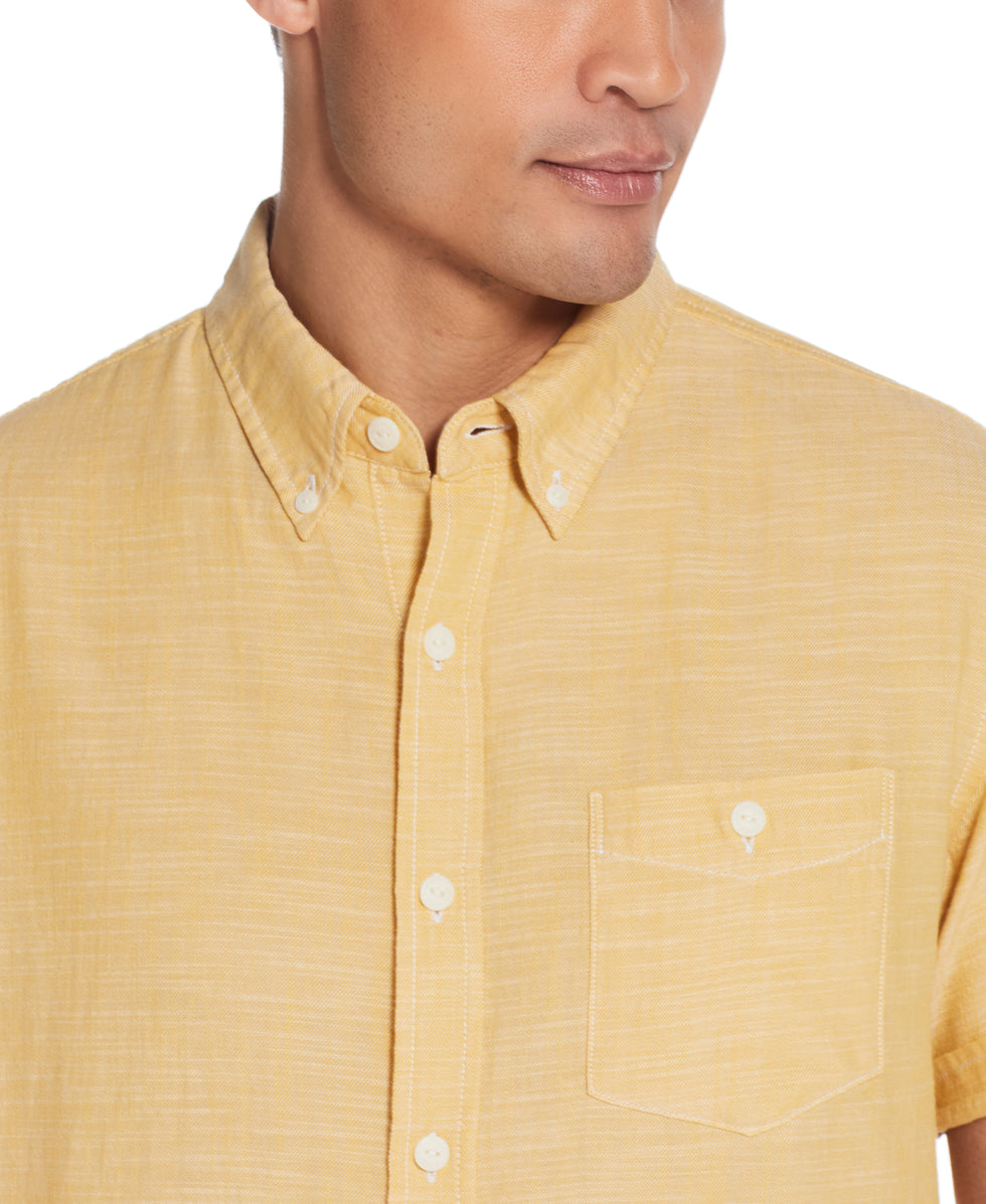 Solid Country Twill Shirt In Sauterne – Weatherproof® Vintage