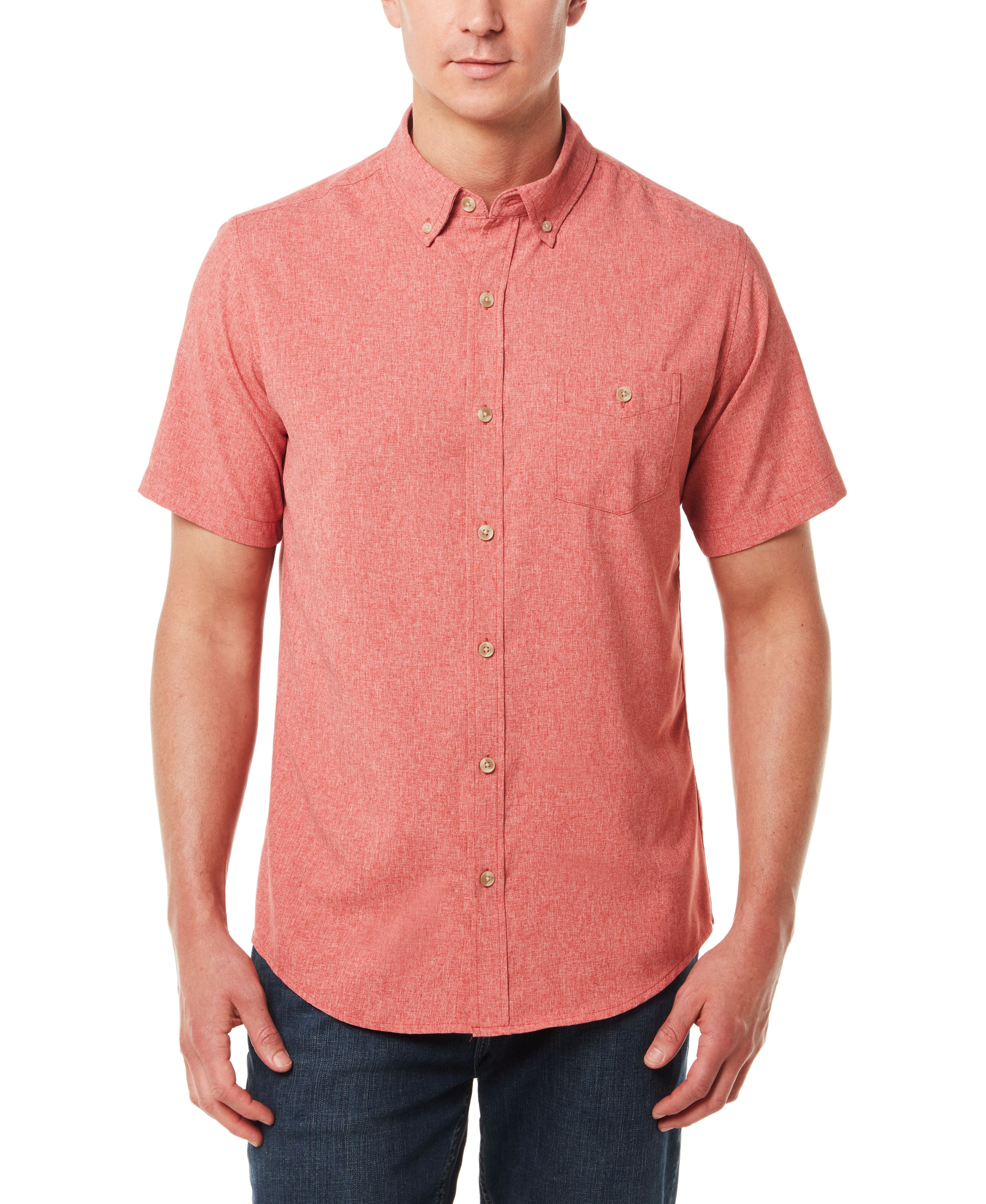 Performance Shirt In Cranberry | Weatherproof® Vintage
