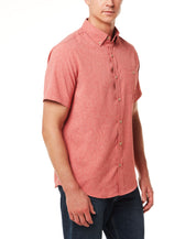 PERFORMANCE SHIRT IN CRANBERRY