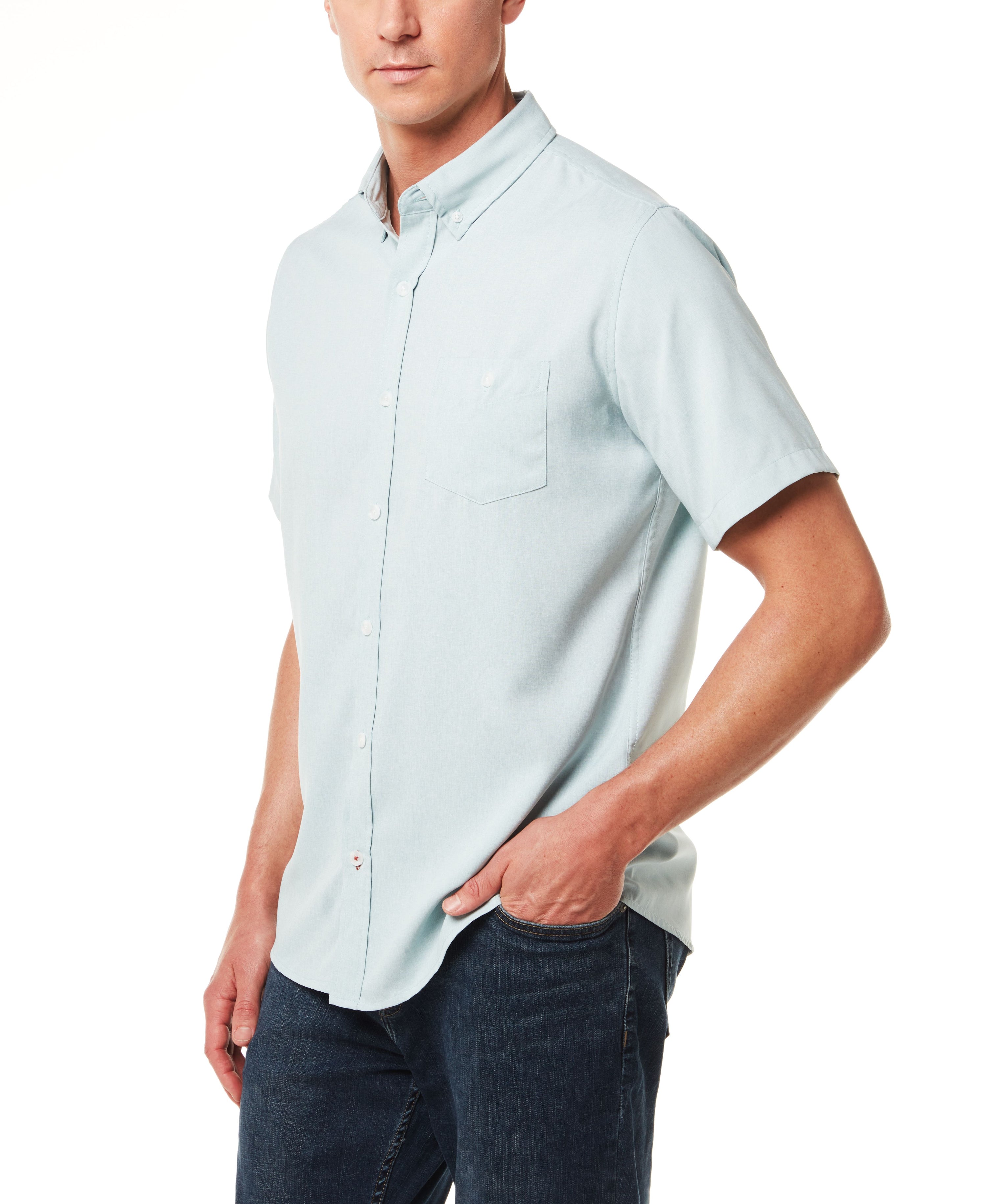 Performance Shirt in Sterling Blue