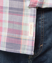 End On End Plaid Shirt In Paprika