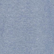 Long Sleeve Sueded Microstripe  Henley In Lt Blue