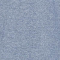 Long Sleeve Sueded Microstripe  Henley In Lt Blue