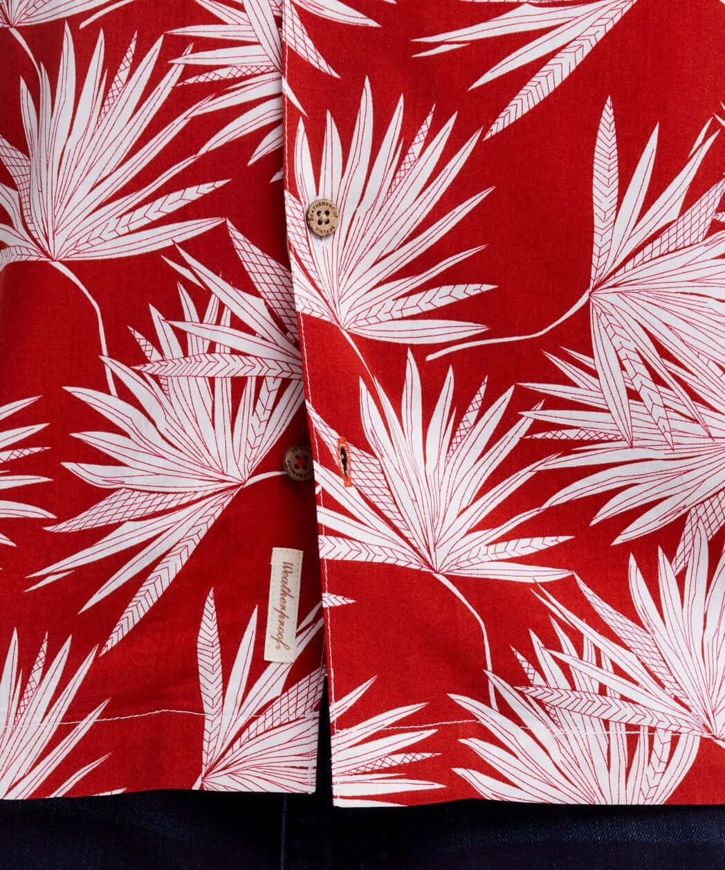Short Sleeve Rayon Printed Camp Shirt In Tandoori Spice | Woven Shirts | Weatherproof Vintage
