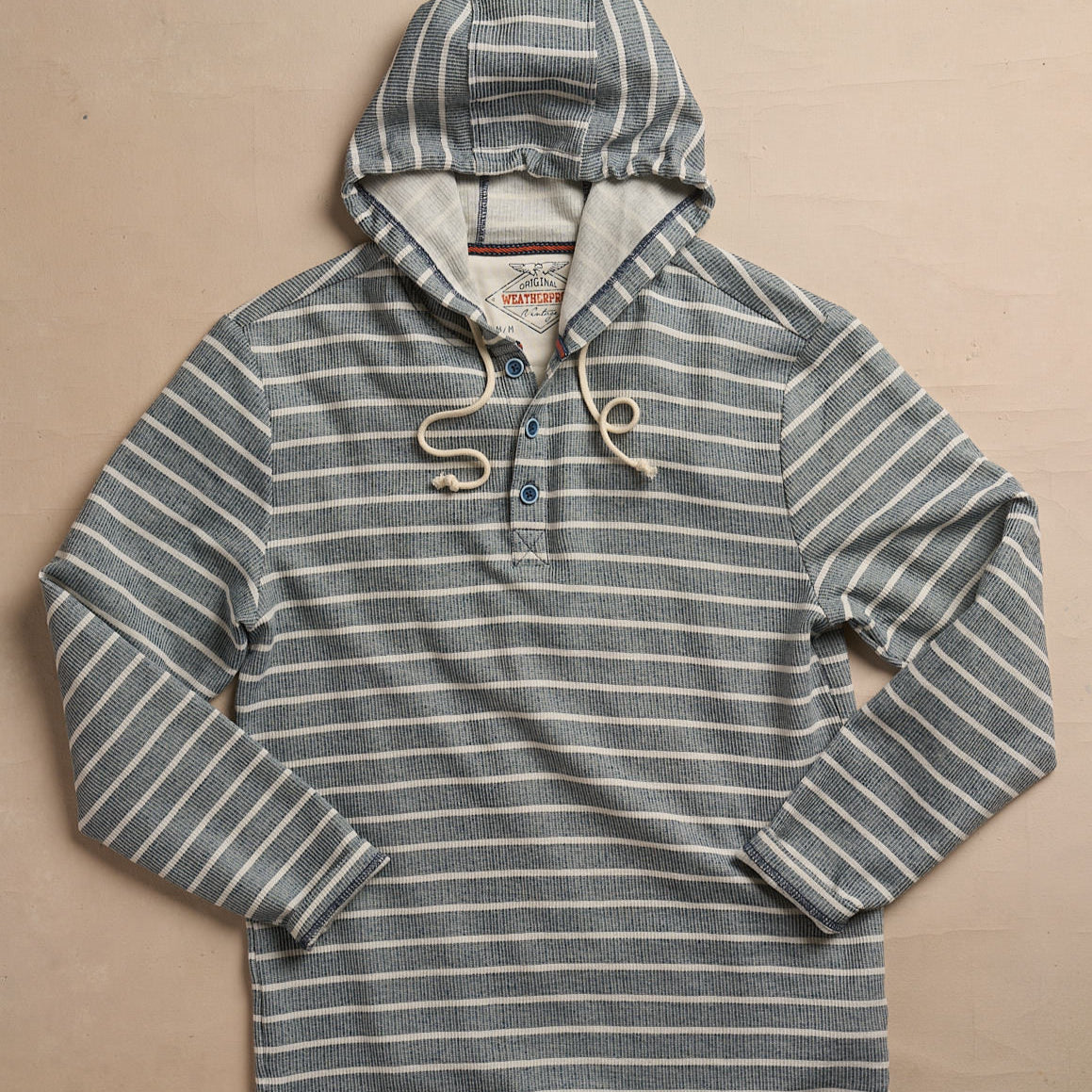 Long Sleeve Summer Hoodie in Blue Ashes