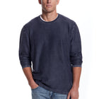 Twill Stonewash Sweater in Blue Nights