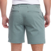 8" Cotton Twill Stretch Short in Sea Spray