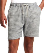 6" Jacquard Short in Navy Diamond