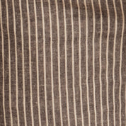 Chambray Stripe Drawstring Short in Black Stripe