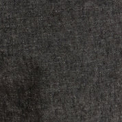 Chambray Stripe Drawstring Short in Black