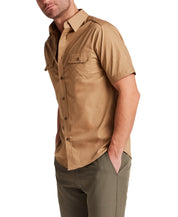 Short Sleeve Utility Shirt in Khaki