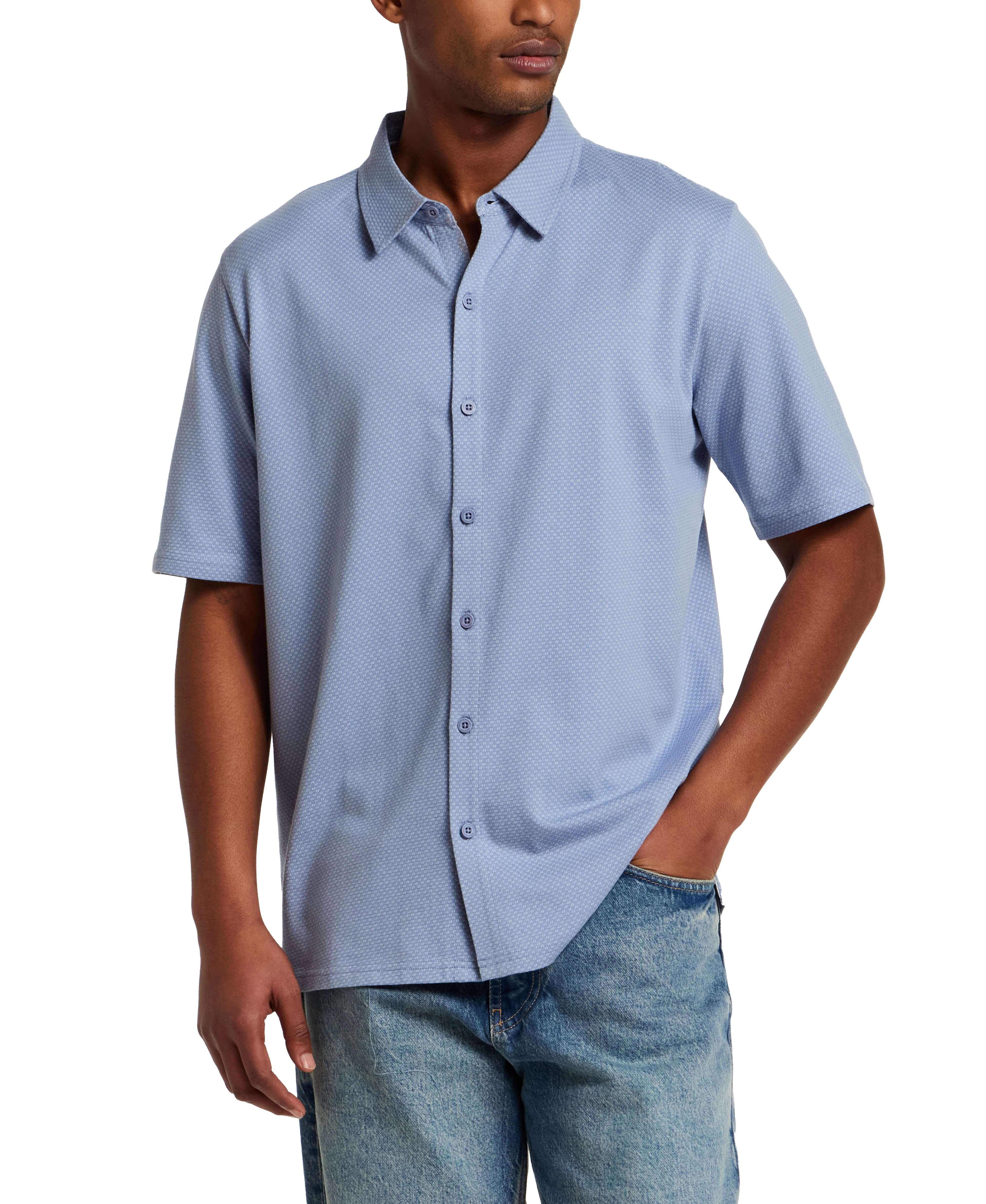 Cotton Twill Short Sleeve Shirt Infinity