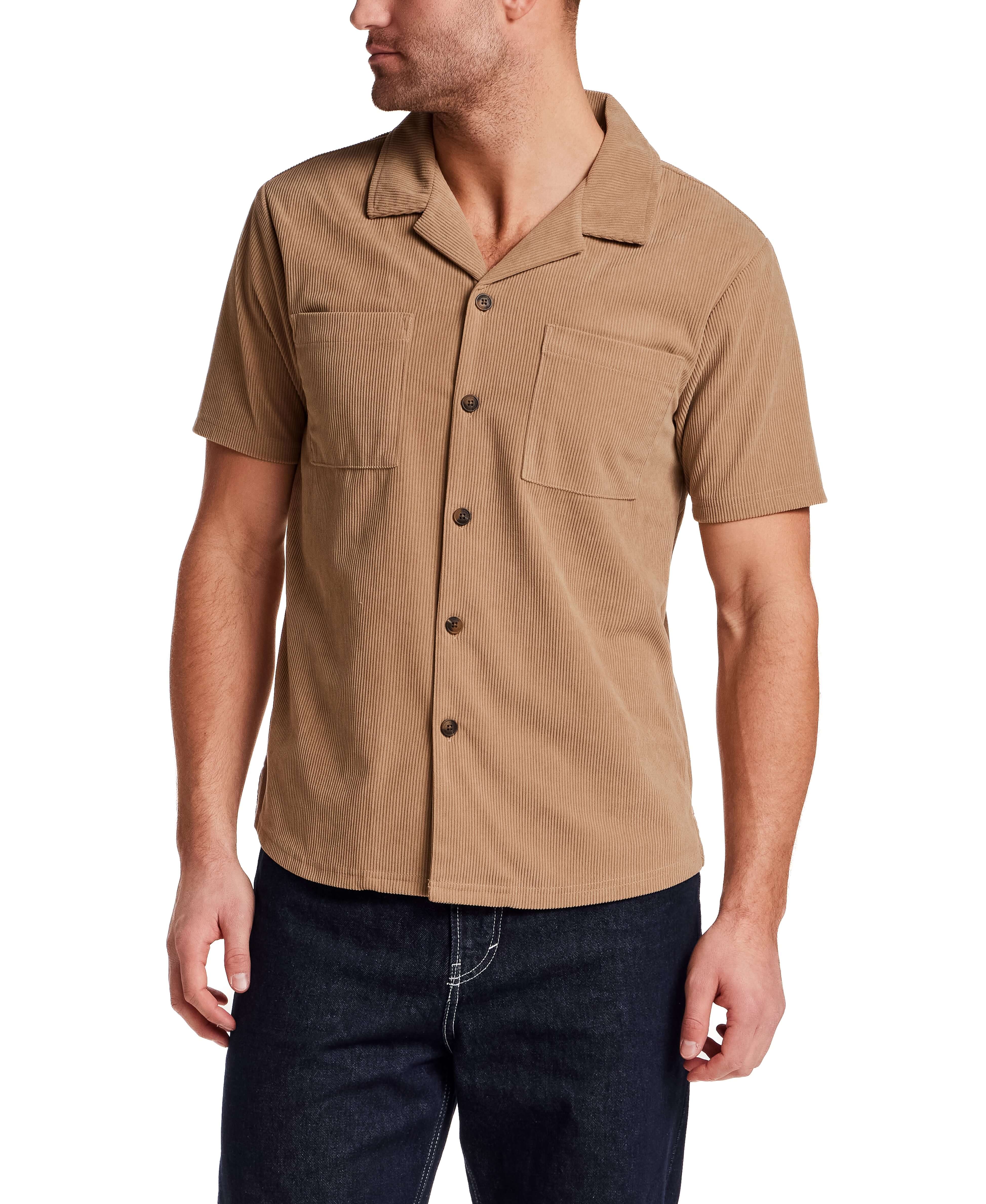 Short Sleeve Corduroy Cabana Shirt Elmwood