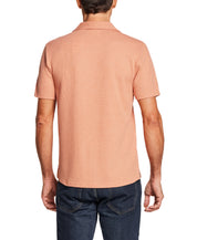Microstripe Camp Shirt in Sunrise