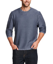 Twill Stonewash Sweater in Insignia Blue
