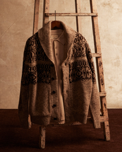 Shawl Collar Sweater Jacket in Mocha